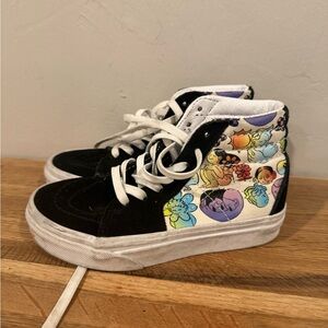 Vans Kids High-Top Sneakers - Black and Multicolor